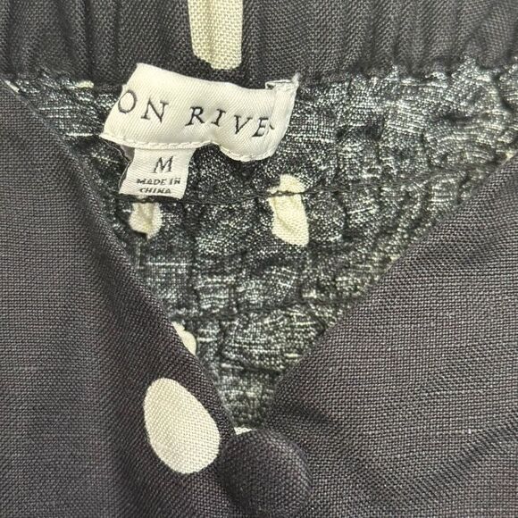 Moon river padme polka dot blouse size Medium - Picture 7 of 8